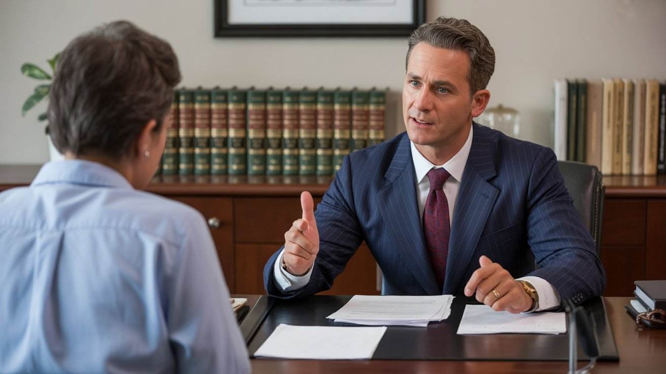 Wrongful death lawyer assisting a family in seeking justice and compensation