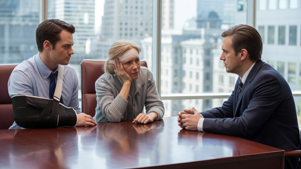 Slip and fall victim